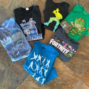 Lot of Boys Youth Large Fortnite Tees
